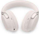 Bose QuietComfort Ultra Wireless Noise Cancelling Headphones with Spatial Audio, Over-the-Ear Headphones with Mic, Up to 24 Hours of Battery Life, White Smoke 2023