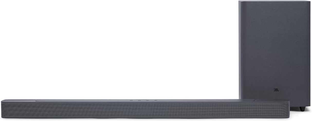 JBL Bar 2.1 Deep Bass (MK2) 2.1 Channel Soundbar with Wireless Subwoofer, 300W Total Power, Immersive Surround Sound, Built-In Dolby, Bluetooth Stream, HDMI/Optical Connect - Black, JBLBAR21DBM2BLKUK