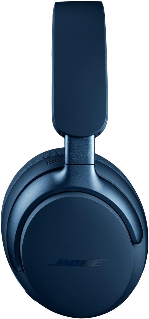 Limited Edition Bose QuietComfort Ultra Wireless Noise Cancelling Headphones with Spatial Audio, Over-the-Ear Headphones with Mic, Up to 24 Hours of Battery Life, LUNAR BLUE