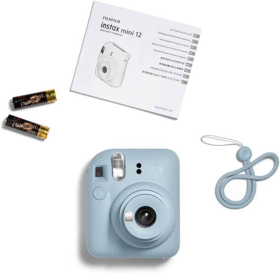 Fujifilm Instax Mini 12 Instant Camera - Pastel Blue