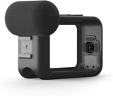 GoPro Media Mod لـ HERO11 Black وHERO10 Black وHERO9 Black، مشبك تثبيت عمودي قابل للإزالة للزجاج الأمامي، برغي إبهام - ملحق GoPro الرسمي