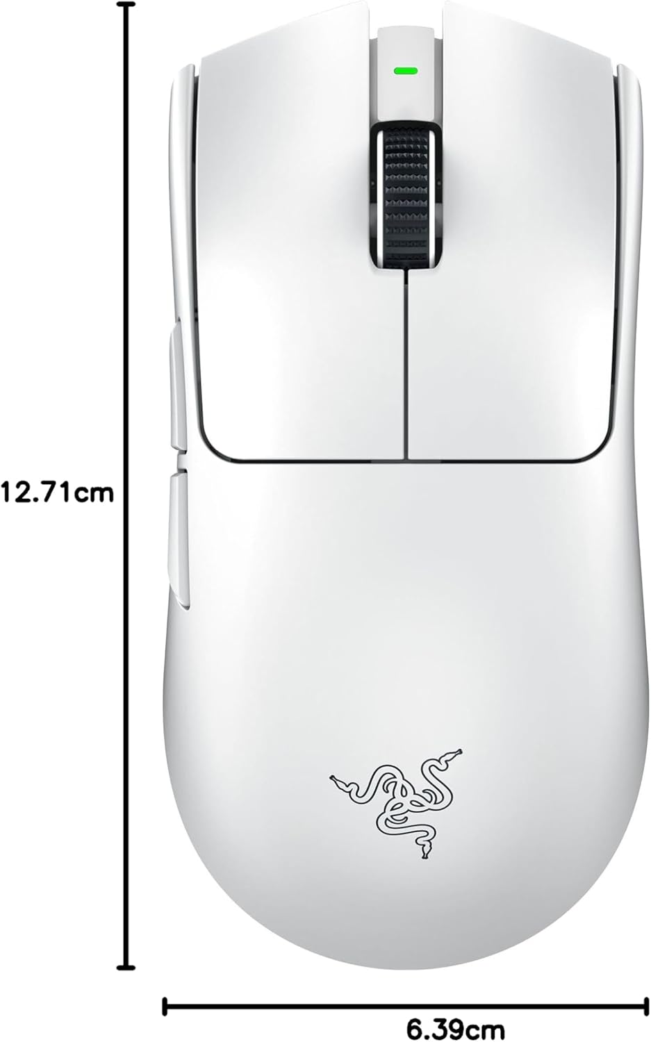 Razer Viper V3 Pro Wireless Esports Gaming Mouse: Symmetrical, 54g Lightweight, 8K Polling, 35K DPI Optical Sensor, Gen3 Optical Switches, 8 Programmable Controls, 95 Hr Battery - White