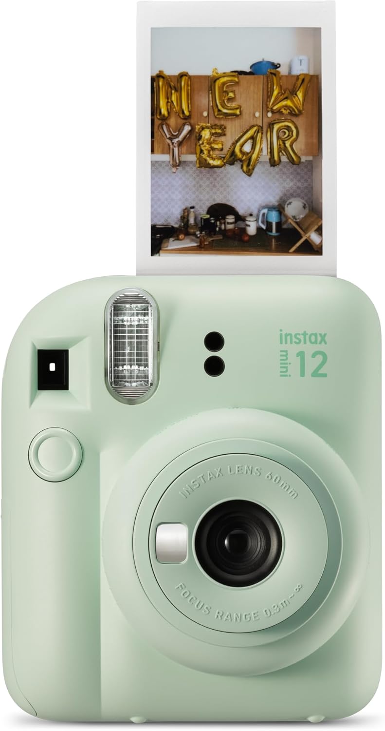 Instax Fujifilm Mini 12 Instant Camera - Mint Green