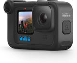 GoPro Media Mod لـ HERO11 Black وHERO10 Black وHERO9 Black، مشبك تثبيت عمودي قابل للإزالة للزجاج الأمامي، برغي إبهام - ملحق GoPro الرسمي