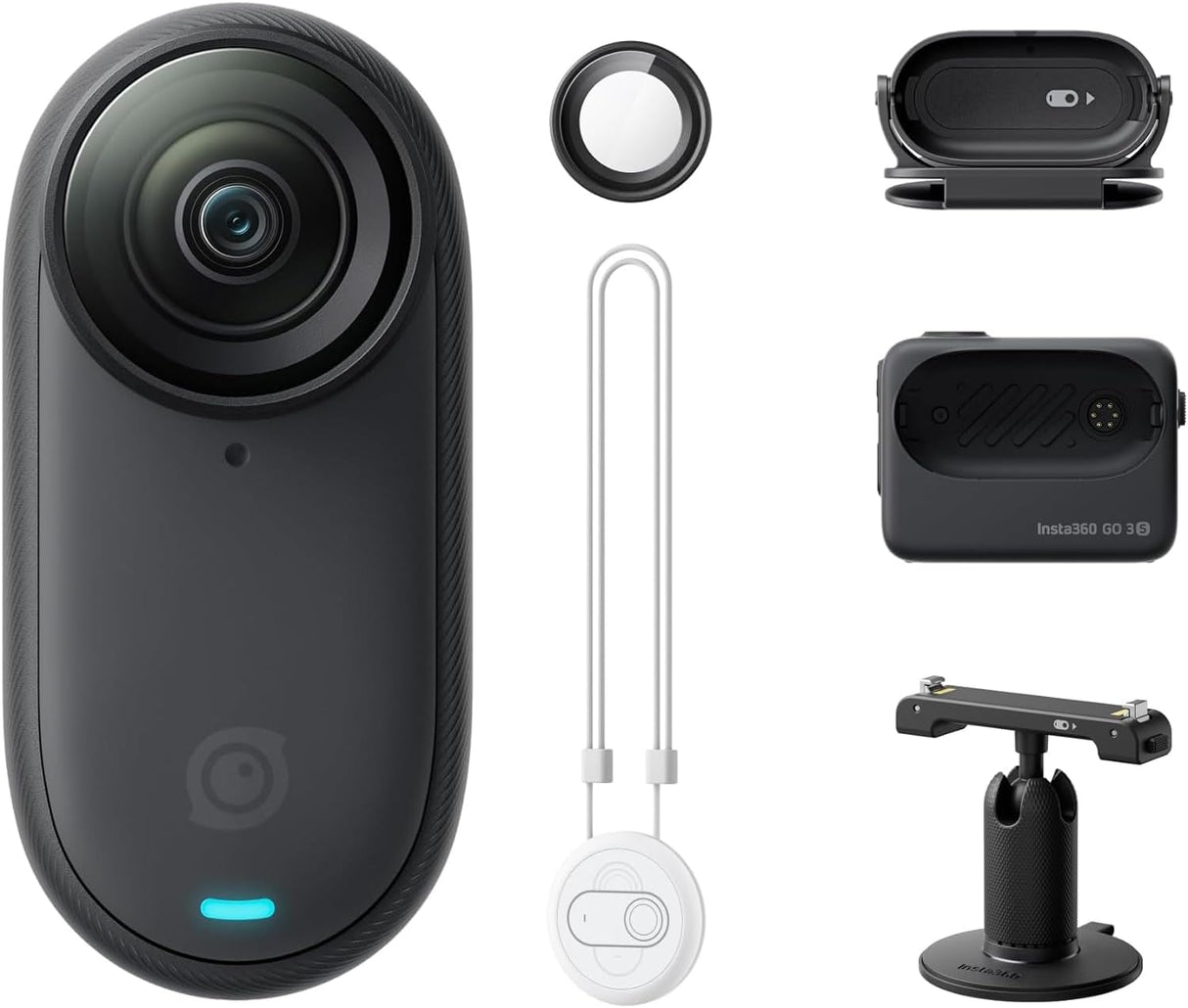 Insta360 GO 3S Standard Edition Midnight Black 128GB - AE Version with Official Warranty Support