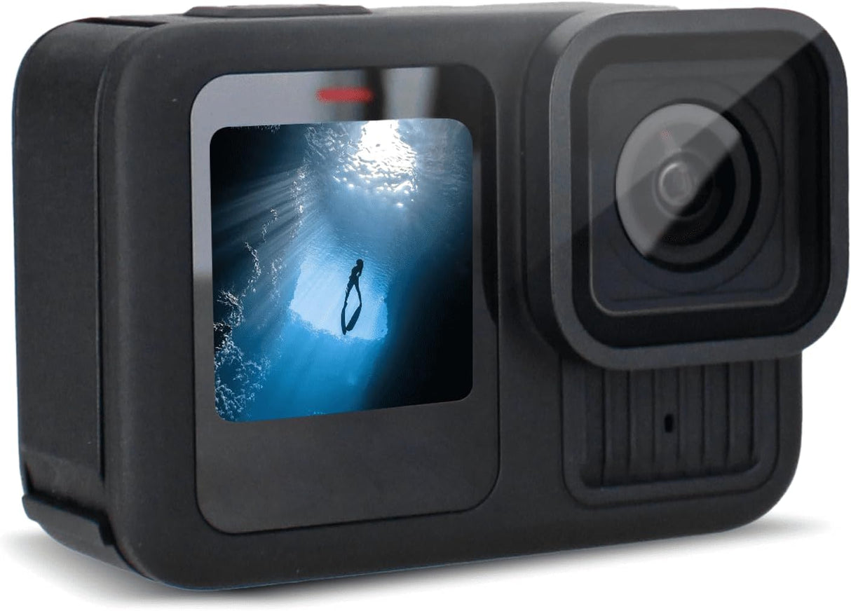 GoPro HERO13 (Hero 13) Black - كاميرا أكشن مقاومة للماء بدقة 5.3K، صور بدقة 27 ميجا بكسل، بث مباشر، كاميرا ويب، تثبيت + بطاقة 128 جيجابايت، قارئ بطاقات، مجموعة ملحقات مكونة من 50 قطعة - حزمة