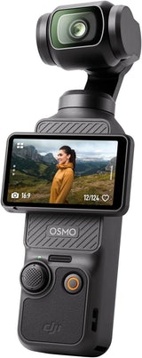 DJI Osmo Pocket 3, Vlogging Camera with 1'' CMOS & 4K/120fps Video, 3-Axis Stabilization, Face/Object Tracking, Fast Focusing, 2" Rotatable Touchscreen, UAE Version with Official Warranty Support