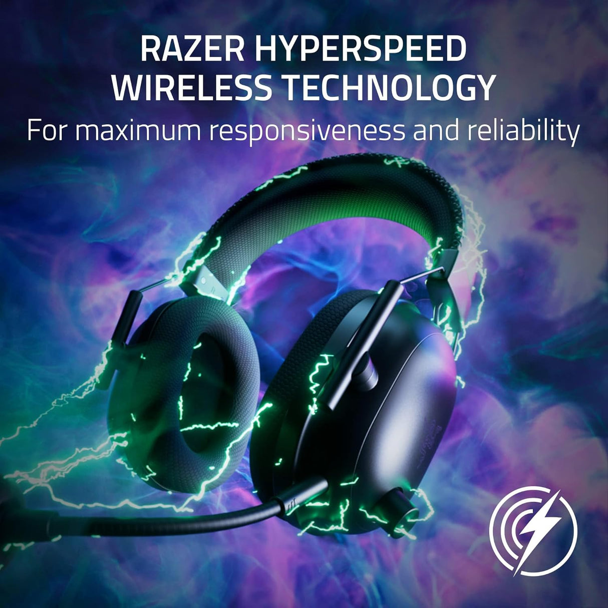 Razer BlackShark V2 Pro Wireless Gaming Headset 2023 Edition: Detachable Mic, Pro-Tuned FPS Profiles, Ultra-Soft Memory Foam, PC, PS5, Xbox Series X & S, Mobile - 70 Hr Battery Life - Black