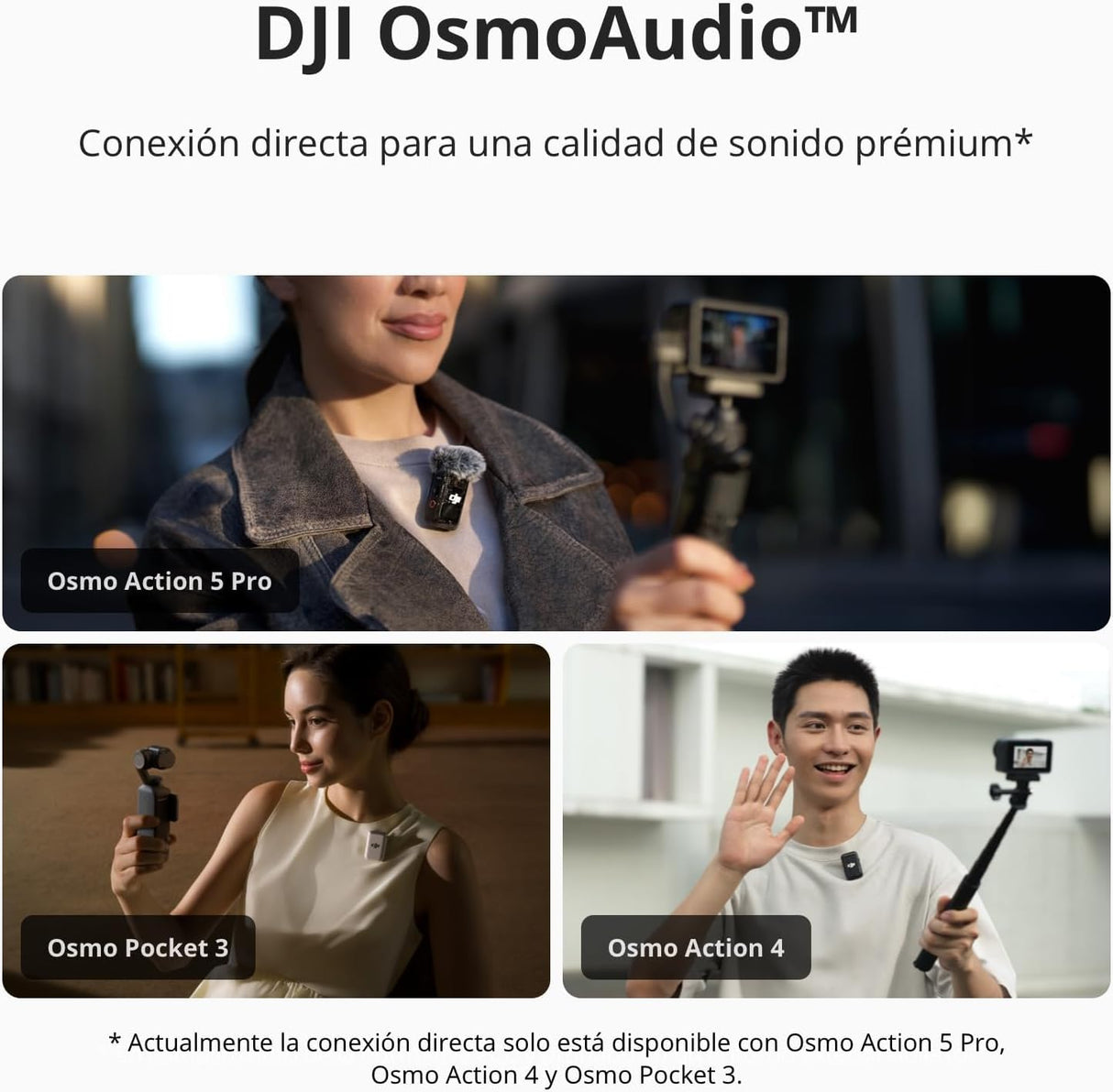 DJI Mic 2 (2 TX + 1 RX + علبة شحن)، ميكروفون لاسلكي، إلغاء ضوضاء ذكي، تسجيل داخلي عائم 32 بت، مدى 250 مترًا (820 قدمًا)، إصدار الإمارات العربية المتحدة مع دعم الضمان الرسمي