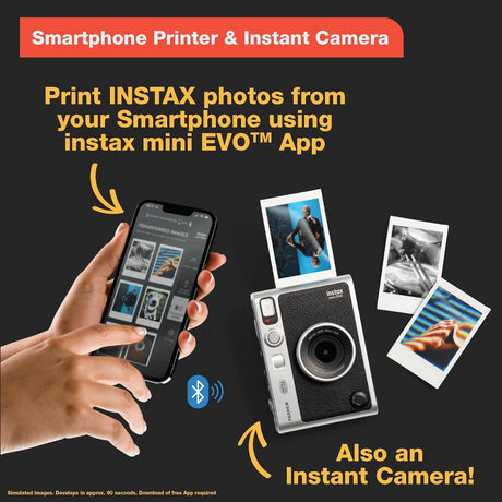 فوجي فيلم Instax Mini Evo - بني