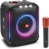 JBL Partybox Encore Portable Party Speaker with Digital Wireless Mic, 100W Powerful Sound, Dynamic Light Show, IPX Splash Proof, 10 Hours of Playtime, Multisource Playback Black -(JBLPBENCORE1MICUK)