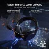 Razer Barracuda X Wireless Gaming & Mobile Headset (PC, Playstation, Switch, Android, iOS): 2022 Model - 2.4GHz Wireless + Bluetooth - Lightweight 250g - 40mm Drivers - 50 Hour Battery - Black