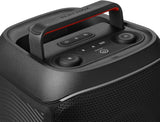 JBL Party Box Club 120 | Powerful Sound & Lightshow | Up to 12 Hours Playtime | AI Sound Boost | Multi-speaker connection by Auracast | Dual Mic & Guitar Inputs | JBLPBCLUB120UK, Black