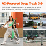 Insta360 Flow Pro - AI-Powered Gimbal Stabilizer for Smartphone, Apple DockKit Enabled, 360º Infinite Pan Tracking, 3-Axis Stabilization, Built-in Tripod, Portable & Foldable, AI Tracking