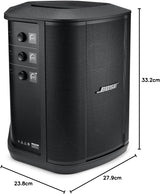 Bose S1 Pro+ All-in-one Powered Portable Bluetooth Speaker Wireless PA System, Black