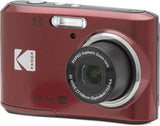 KODAK PIXPRO FZ45-BK 16MP Digital Camera 4X Optical Zoom 27mm Wide Angle 1080P Full HD Video 2.7" LCD Vlogging Camera