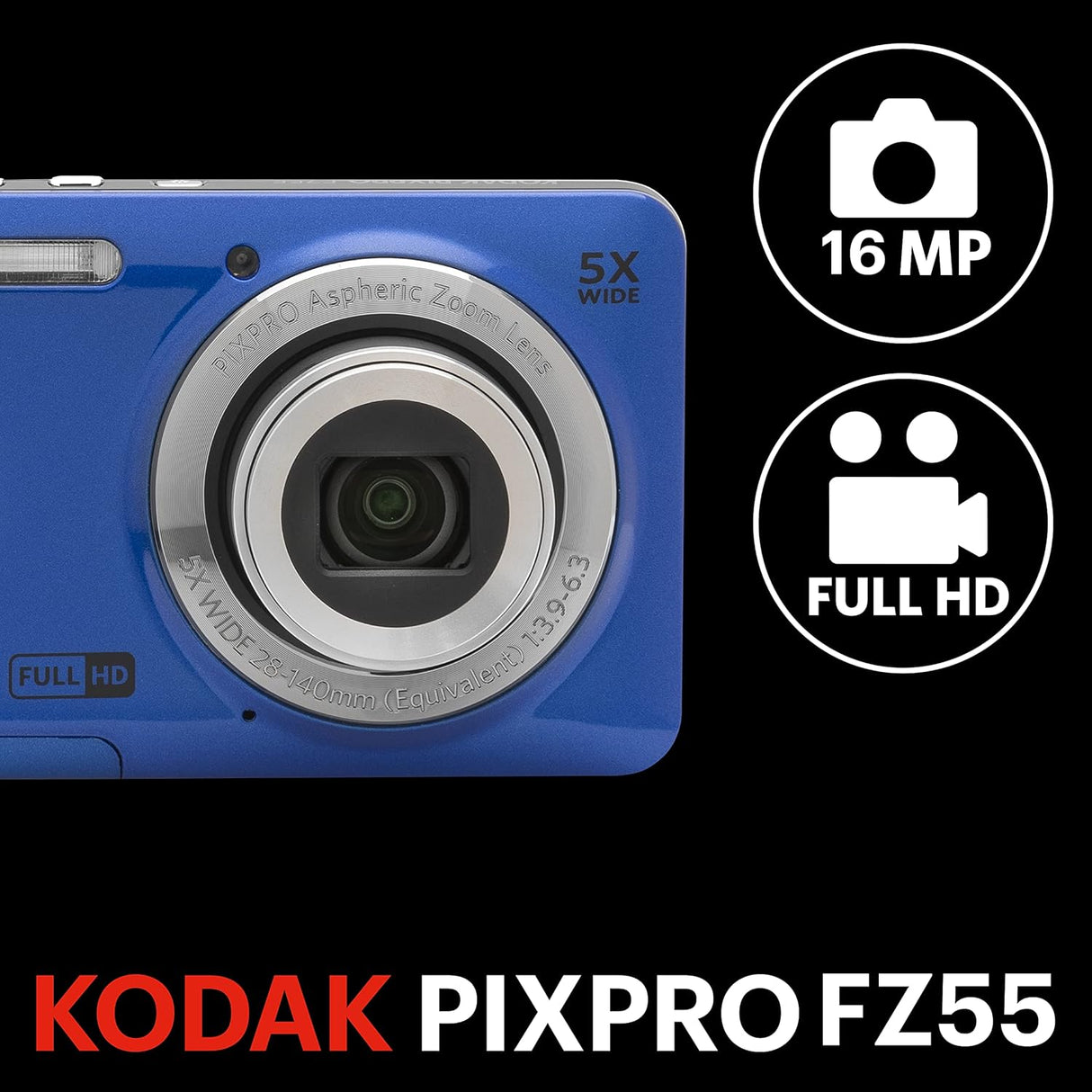 KODAK PIXPRO Friendly Zoom FZ55 Digital Camera